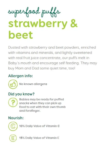 Combo 2 Thực phẩm bổ sung bánh xốp ăn dặm vị dâu và củ cải đường Happy Baby