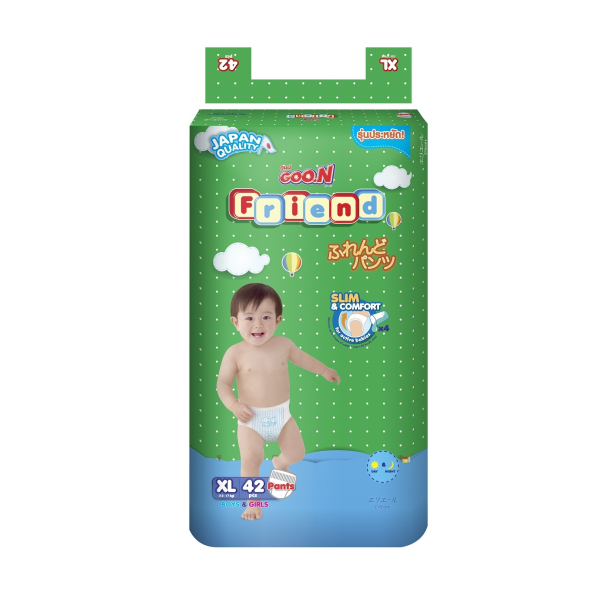 Combo 2 Tã quần Goo.n Friend XL, 12-17kg, 42 miếng