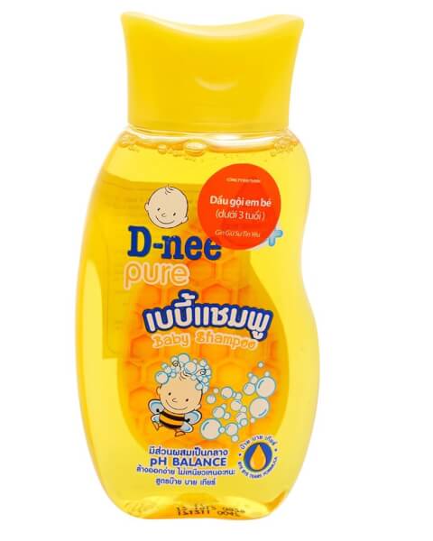 Dầu gội em bé D-nee Baby - Dưới 3 tuổi Vàng 200ml