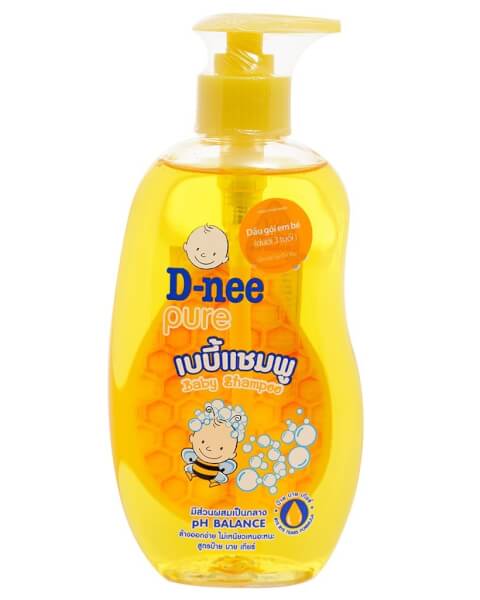 Dầu gội em bé D-nee Baby - Dưới 3 tuổi Vàng 400ml