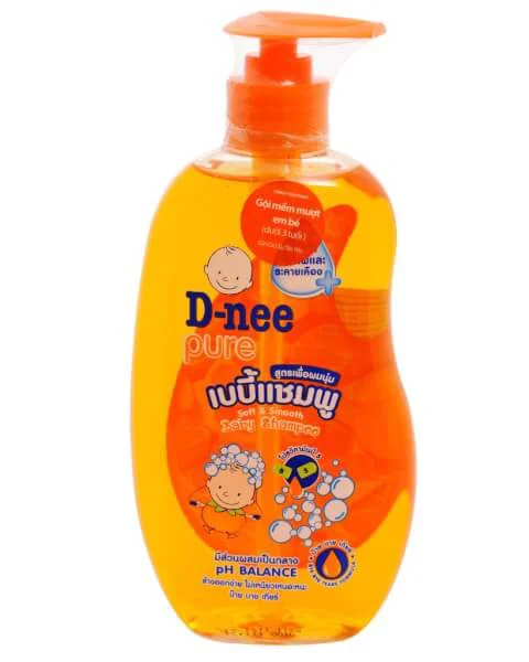 Dầu gội mềm mượt em bé D-nee Baby - Dưới 3 tuổi Cam 400ml