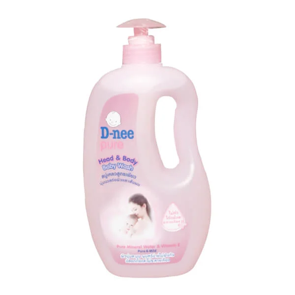 Tắm gội toàn thân em bé D-nee Baby - Dưới 3 tuổi Hồng 800ml