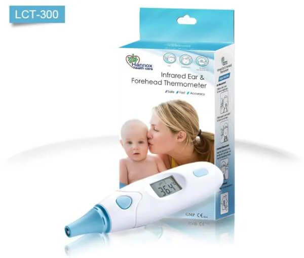 Nhiệt kế hồng ngoại đo tai và trán Hannox LCT300
