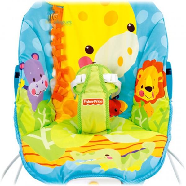Ghế rung bầu trời xanh Fisher Price