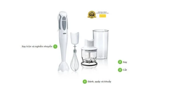 Máy xay Braun MQ 325 Omelette