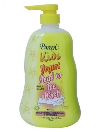 Tắm gội toàn thân Pureen tinh chất Sữa chua & Vani 750ml