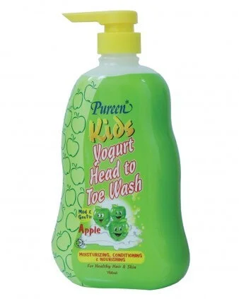 Tắm gội toàn thân Pureen tinh chất Sữa chua & Táo 750ml