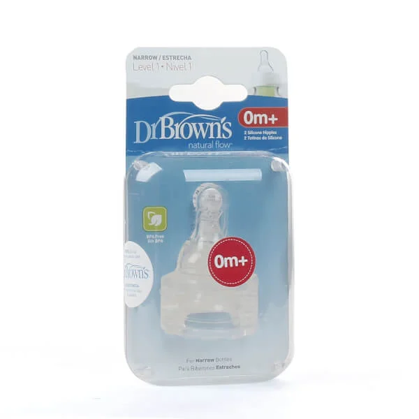 Núm ty bình sữa cổ hẹp Dr Brown