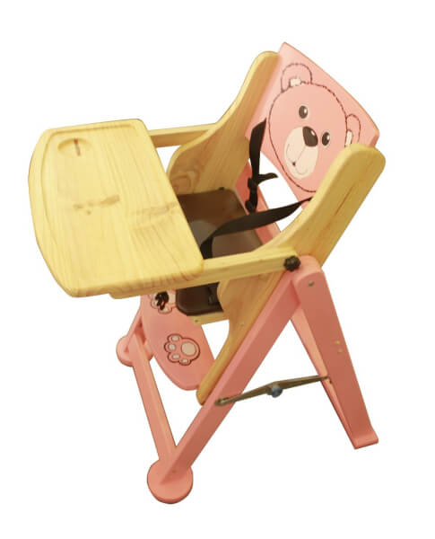 Ghế ăn bột con gấu Papa xanh