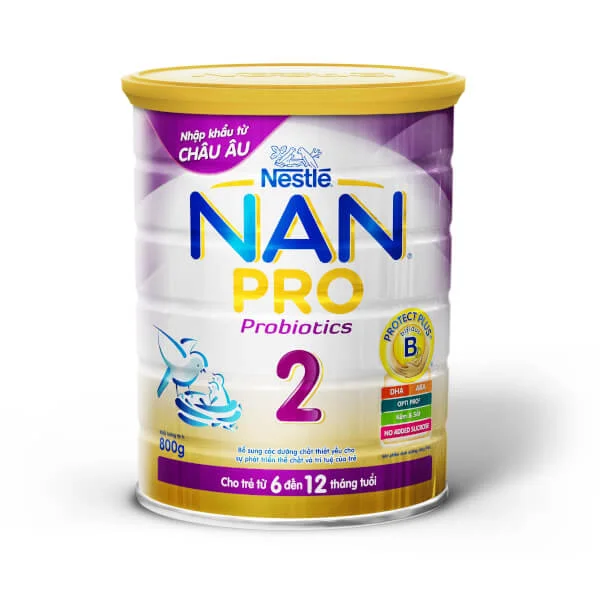 Sữa bột bột - Nestle NAN Pro 2 - 800g 6-12 tháng