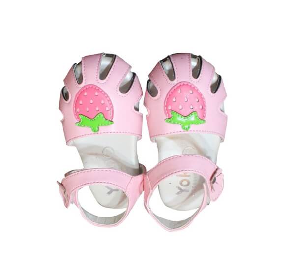 Sandal rọ bé gái trái dâu_Phấn