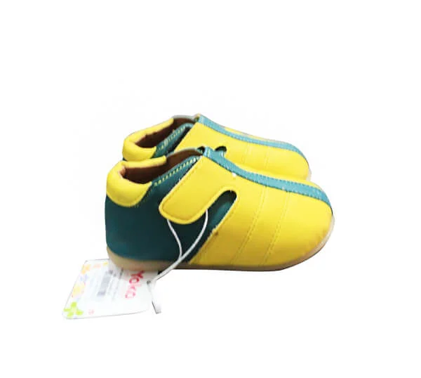 Giày bata bé trai thể thao phối màu_Vàng xanh