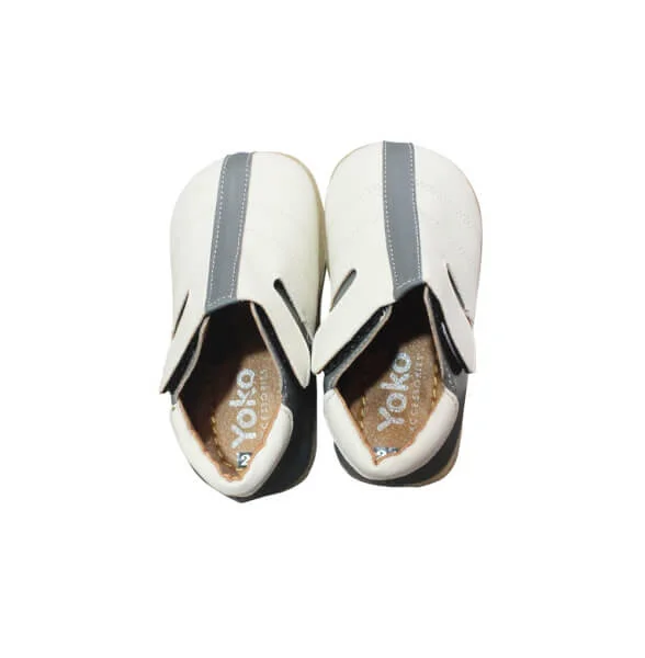 Giày bata bé trai thể thao phối màu_Xanh kem