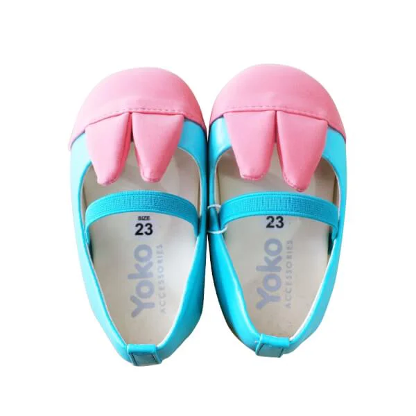 Giày bé gái đính tai thỏ