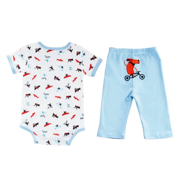 Set 2 body bé trai in hình chú chó lướt ván_0-3 M