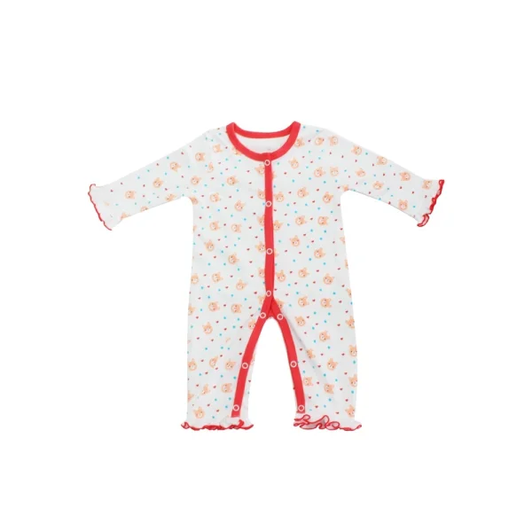 Set bé gái in họa tiết thỏ 4 món