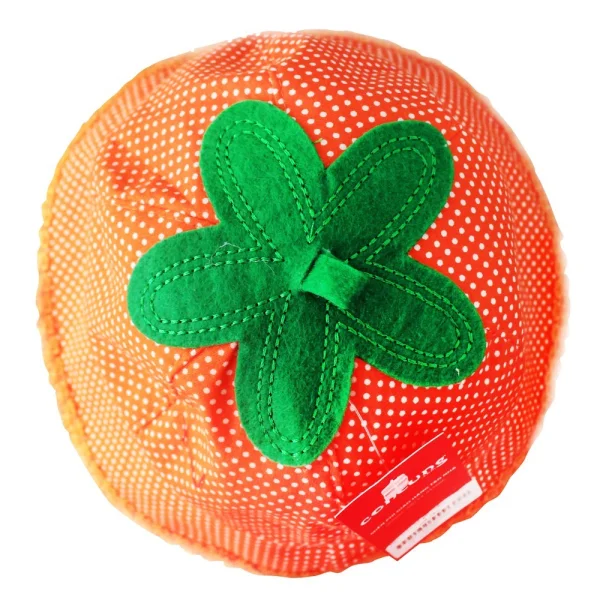 Nón tròn bé gái chấm bi hình quả dâu