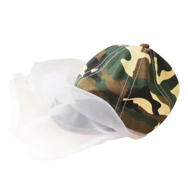 Nón bé trai kèm khăn voan trắng