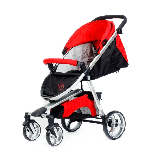 Xe đẩy thể thao Jolly G502, đỏ/đen, khung alu