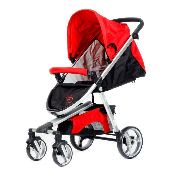 Xe đẩy thể thao Jolly G502, đỏ/đen, khung alu