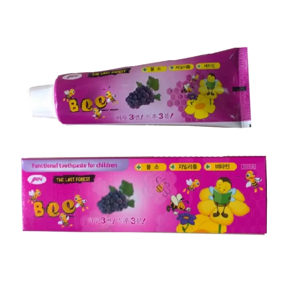 Kem đánh răng trẻ em Bee hương nho 90gr