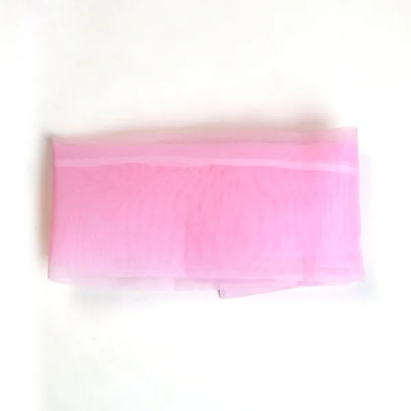 Cặp khăn Voan có viền Trắng, Hồng