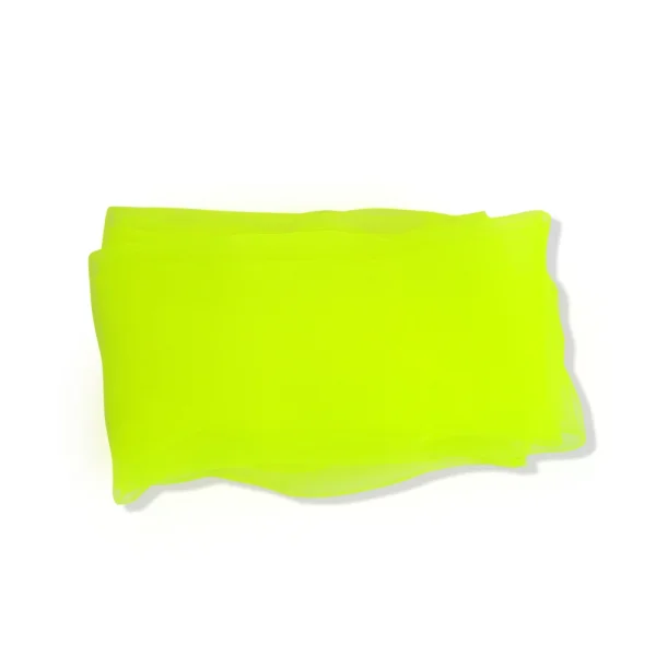 Khăn Voan có viền Trắng_ Xanh