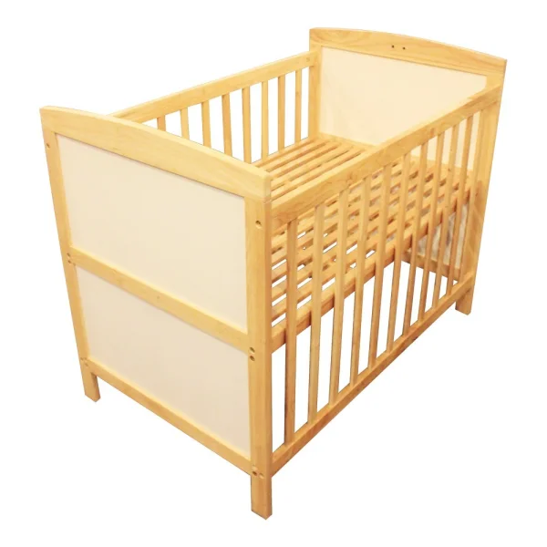 Giường cũi gỗ Papa màu hồng 60cmx100cm