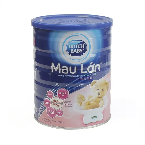Sữa bột Dutch Baby mau lớn, 0-6 tháng, 900g