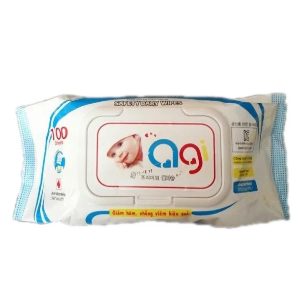 Khăn ướt Agi 100 tờ, không mùi