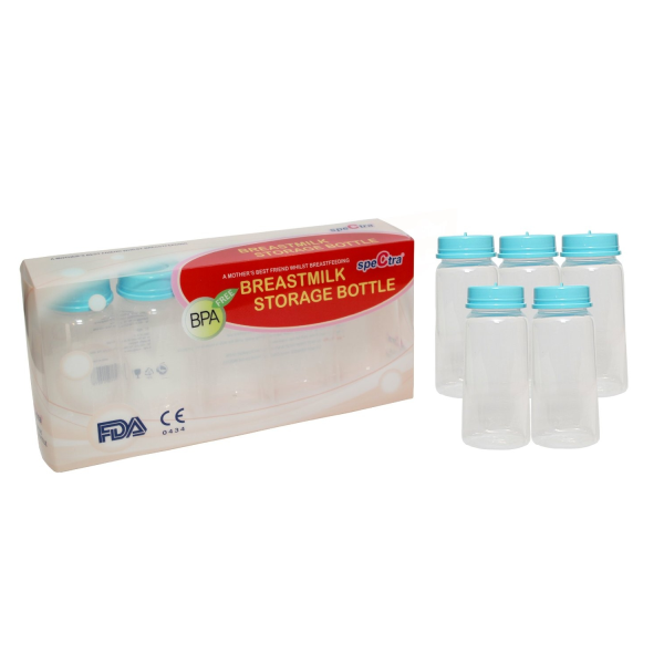 Bộ 5 bình trữ sữa mẹ Spectra 150 ml