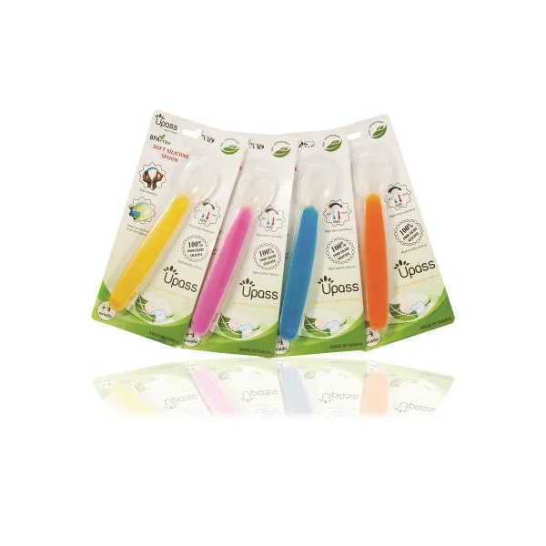 Thìa ăn dặm Silicone Siêu mềm Upass