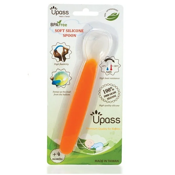 Thìa ăn dặm Silicone Siêu mềm Upass