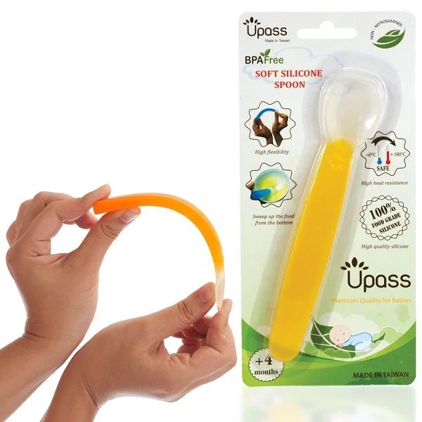 Thìa ăn dặm Silicone Siêu mềm Upass