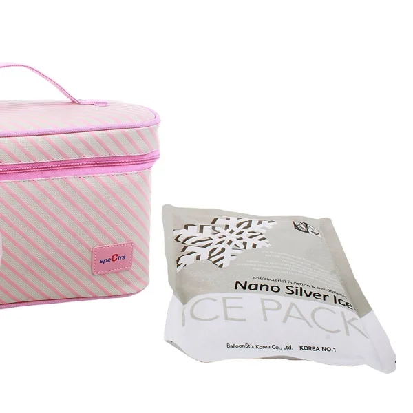 Túi làm lạnh 5 bình sữa và 1 túi đá khô Spectra