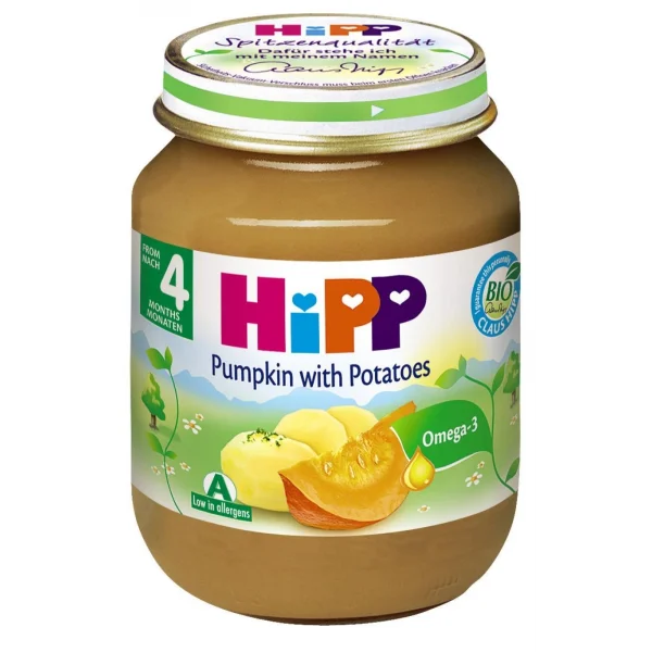 Dinh dưỡng đóng lọ Bí tây và khoai tây 125g