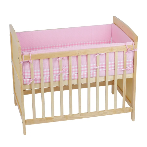 Quây nệm Carrot Caro Hồng 60x100x5cm