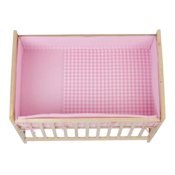 Quây nệm Carrot Caro Hồng 60x100x5cm