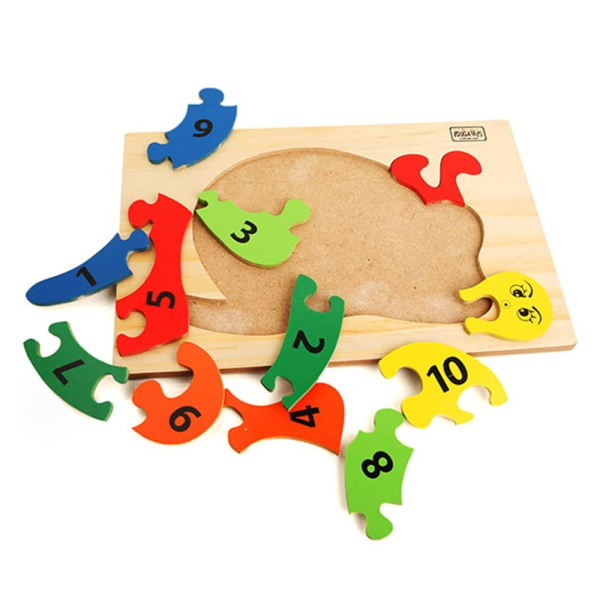 Tranh ghép ốc sên học số Edugames