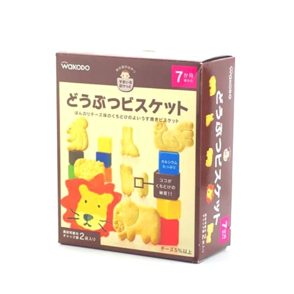 Bánh quy hình thú Wakodo 7+