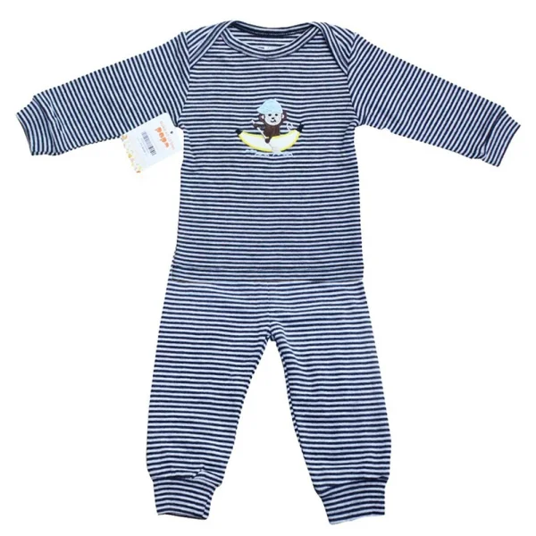 Bộ sọc bé gái Papa 0-3 M, Hồng