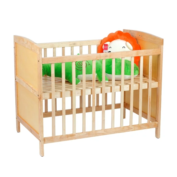 Giường cũi Carrot màu tự nhiên, 80x120cm