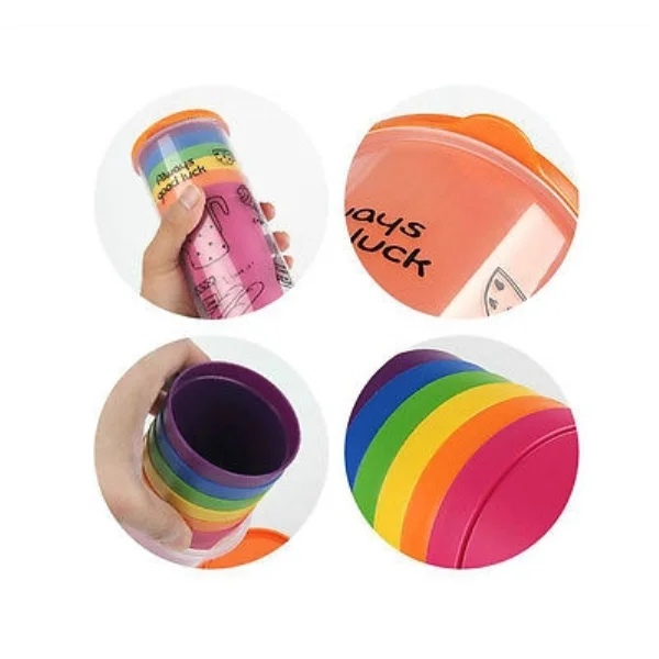 Bộ 6 ly uống nước Rainbow Lock&Lock HPP707S6