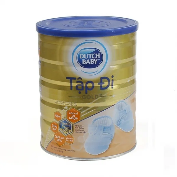 Sữa bột Dutch Baby tập đi Gold, 6 - 12 tháng, 900g