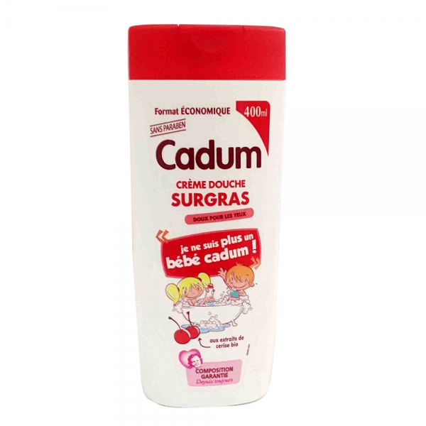 Kem tắm êm dịu Cadum hương sơri 400ml