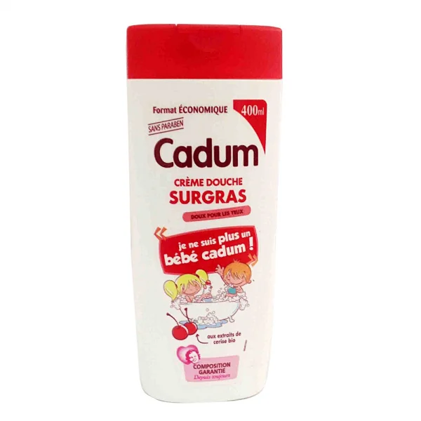 Kem tắm êm dịu Cadum hương sơri 400ml