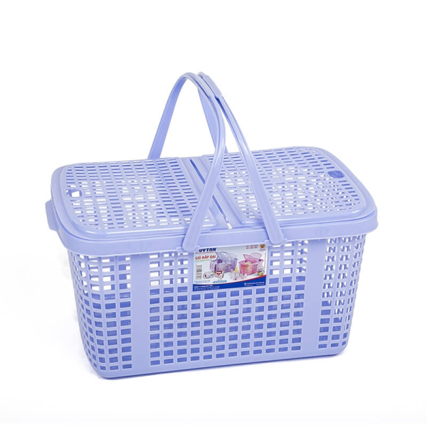 Giỏ nắp đại Duy Tân 53x36x26cm