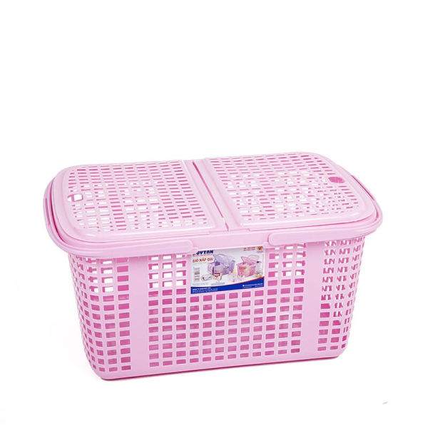 Giỏ nắp đại Duy Tân 53x36x26cm