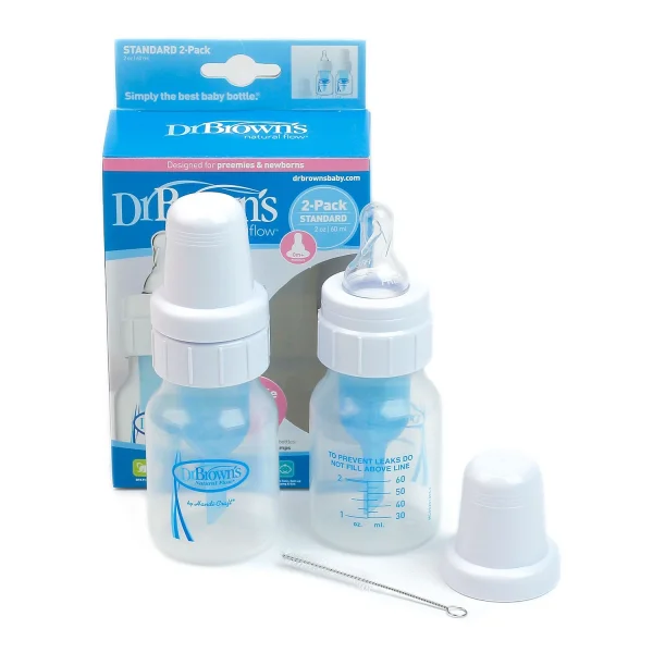 Bộ 2 bình sữa Dr Brown, 60ml