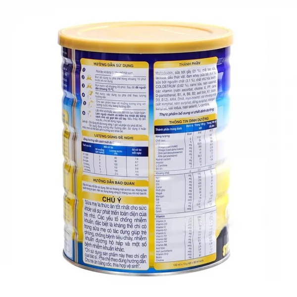 Sữa bột Dielac Alpha Step 1, 0-6 tháng, 900g